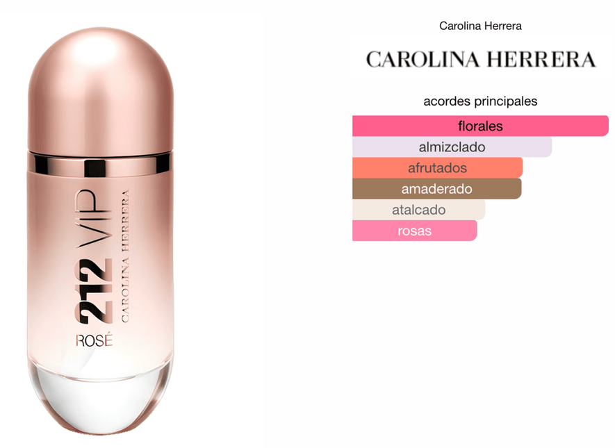 212 VIP Rosé Carolina Herrera 1.1 Premium - Perfumes Colombia