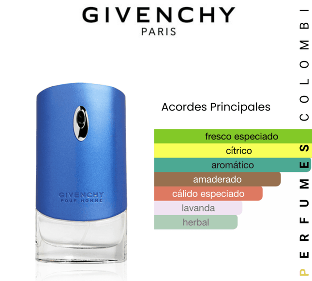 Givenchy Blue Label 100ml EDT 1.1 Premium - Perfumes Colombia