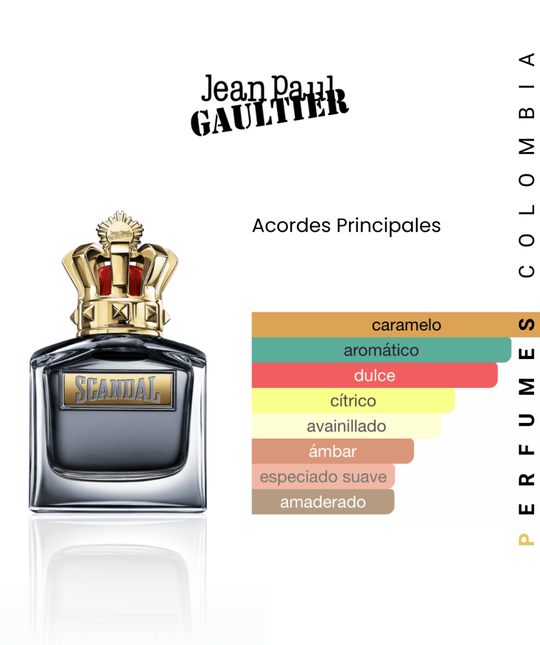 Jean Paul Gaultier Scandal 100ml EDT 1.1 Premium - Perfumes Colombia
