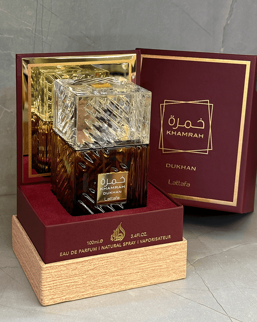Lattafa Khamrah Dukhan 100ml EDP 1.1 Premium - Perfumes Colombia