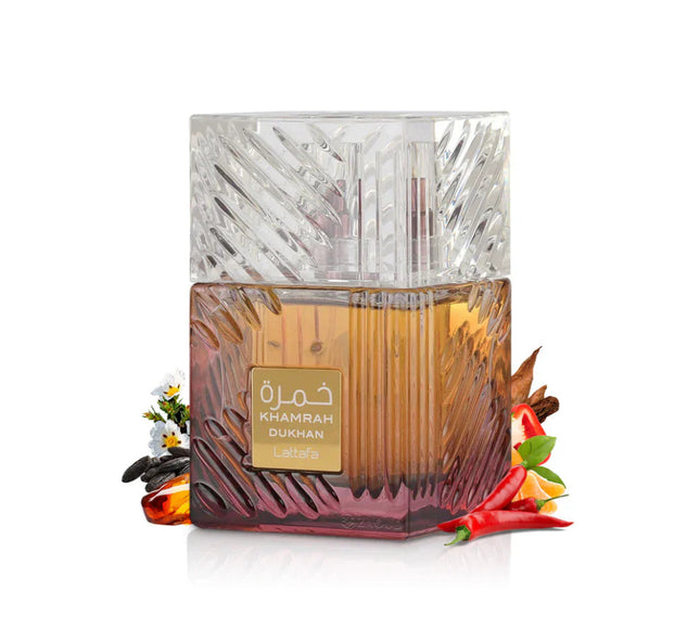 Lattafa Khamrah Dukhan 100ml EDP 1.1 Premium - Perfumes Colombia