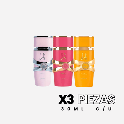 SET Yara X3 C/U 30ML EDP 1.1 Premium - Perfumes Colombia