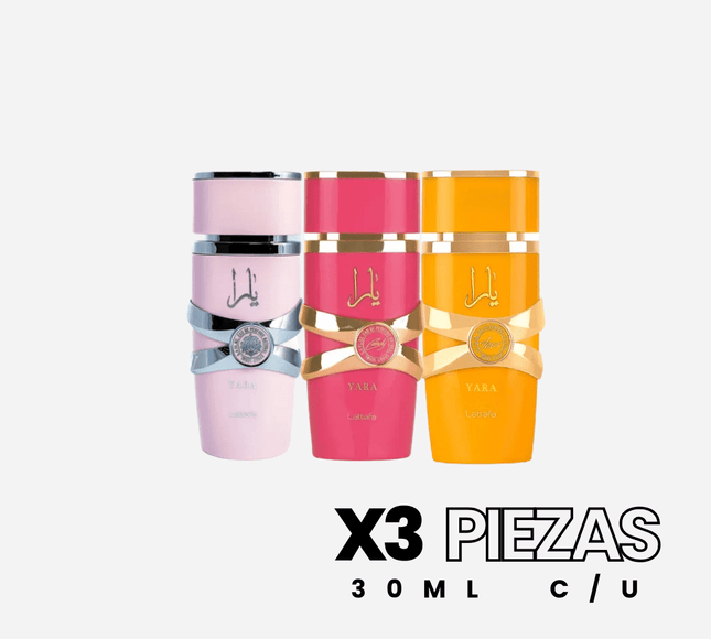 SET Yara X3 C/U 30ML EDP 1.1 Premium - Perfumes Colombia