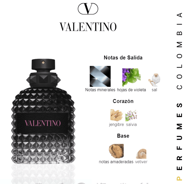 Valentino Uomo Born In Roma 100ML EDT 1.1 Premium - Perfumes Colombia